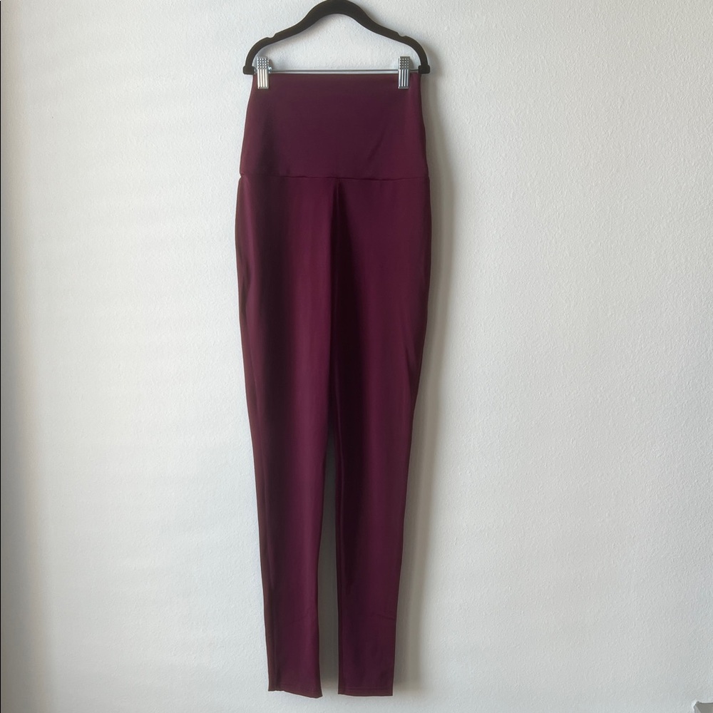 Balera High-Waisted Burgundy Leggings